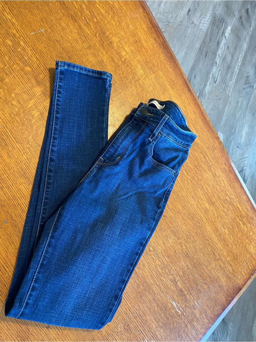 Classic Dark Wash Jeans - Deep Blue